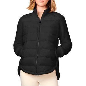 Bernardo Mixed Media Puffer Jacket